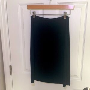 J Jill black stretchy pull on skirt size small